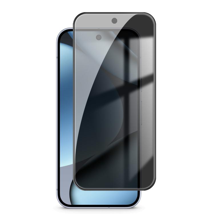 For Google Pixel 10 Pro Kalebol High-Aluminum Screen-Printed Full-Coverage Black-Border Privacy Tempered Glass Film - Google Tempered Glass by Kalebol | Online Shopping UK | buy2fix