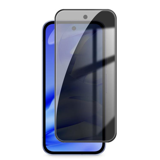 For Google Pixel 9a Kalebol High-Aluminum Screen-Printed Full-Coverage Black-Border Privacy Tempered Glass Film - Google Tempered Glass by Kalebol | Online Shopping UK | buy2fix