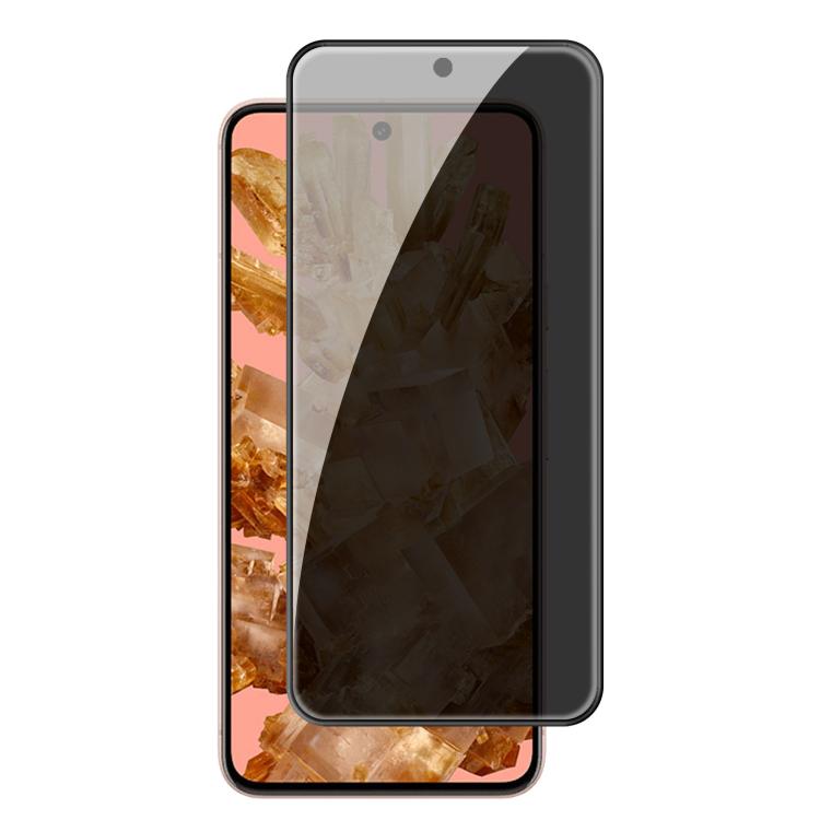For Google Pixel 8 Kalebol High-Aluminum Screen-Printed Full-Coverage Black-Border Privacy Tempered Glass Film - Google Tempered Glass by Kalebol | Online Shopping UK | buy2fix