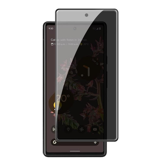 For Google Pixel 6 Kalebol High-Aluminum Screen-Printed Full-Coverage Black-Border Privacy Tempered Glass Film - Google Tempered Glass by Kalebol | Online Shopping UK | buy2fix