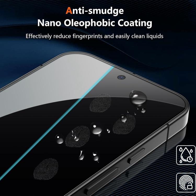 For Google Pixel 10 Kalebol High-Aluminum Screen-Printed Full-Coverage Black-Border Privacy Tempered Glass Film - Google Tempered Glass by Kalebol | Online Shopping UK | buy2fix