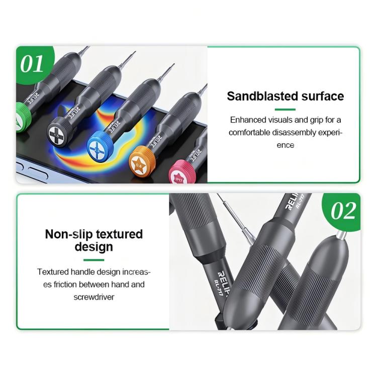 RELIFE RL-717 Rocket-Head Screwdrivers for Disassembling and Repairing (5 in 1 Set) - Tool Kits by RELIFE | Online Shopping UK | buy2fix