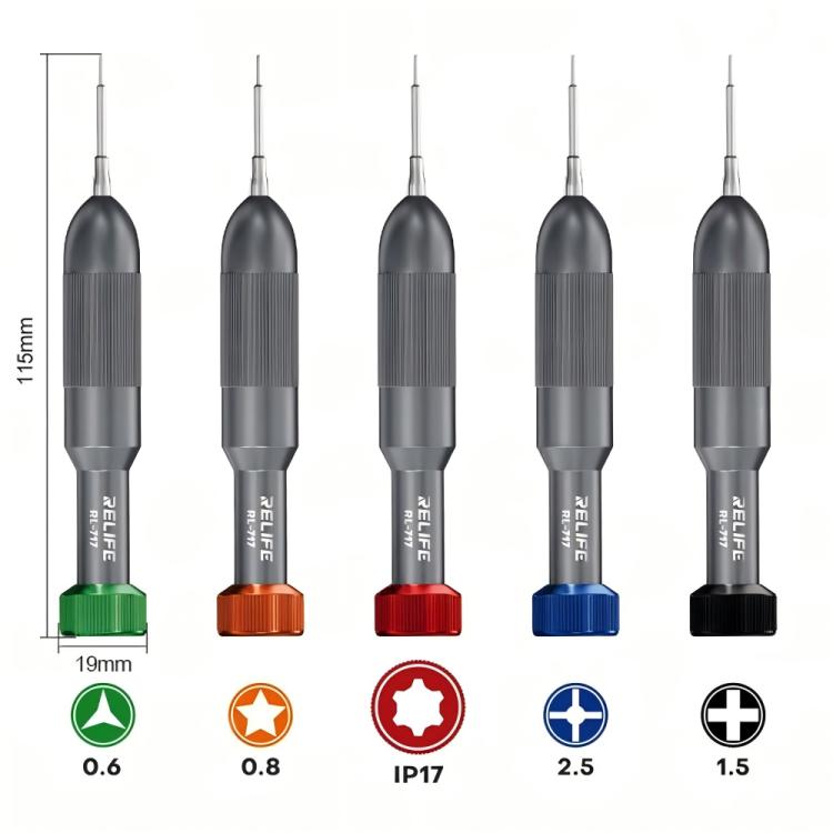 RELIFE RL-717 Rocket-Head Screwdrivers for Disassembling and Repairing (5 in 1 Set) - Tool Kits by RELIFE | Online Shopping UK | buy2fix