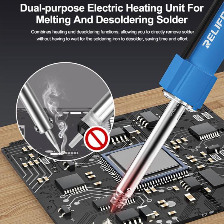 RELIFE TO5 30W Rapid Heating and Strong Suction Electric Desoldering Gun, Plug:EU Plug - Others by RELIFE | Online Shopping UK | buy2fix