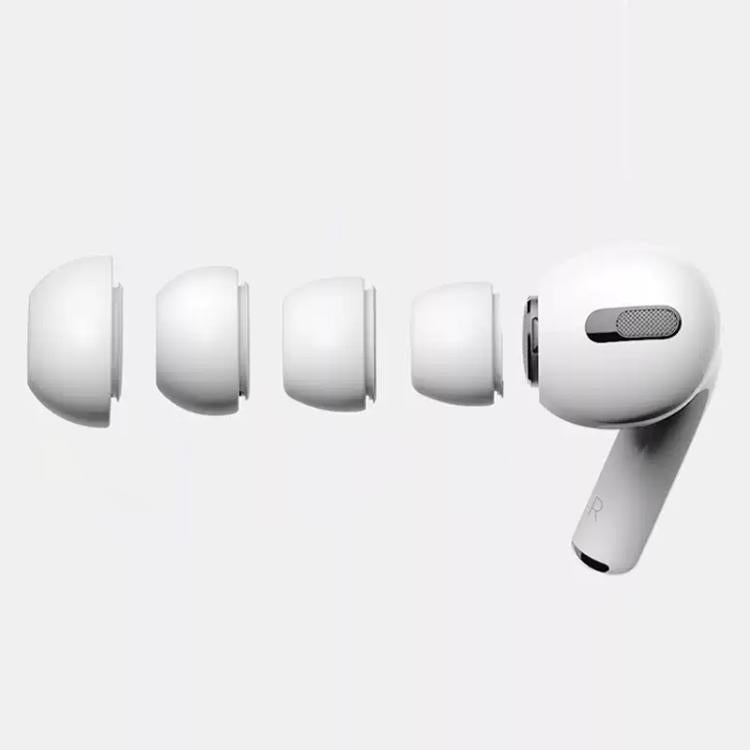 For AirPods Pro 2 / 1 XDCASE 4 Pairs Silicone Earplugs with Pressure Relief Holes L / M / S / XS Size(White) - Anti-dust & Ear Caps by XDCASE | Online Shopping UK | buy2fix