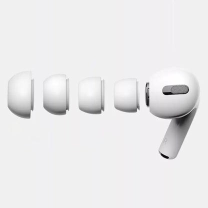 For AirPods Pro 2 / 1 XDCASE 4 Pairs Silicone Earplugs with Pressure Relief Holes L / M / S / XS Size(White) - Anti-dust & Ear Caps by XDCASE | Online Shopping UK | buy2fix