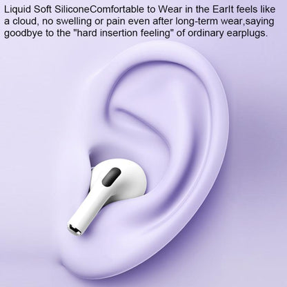 For AirPods Pro 2 / 1 XDCASE 2 Pairs Silicone Earplugs with Pressure Relief Holes L / S Size(White) - Anti-dust & Ear Caps by XDCASE | Online Shopping UK | buy2fix