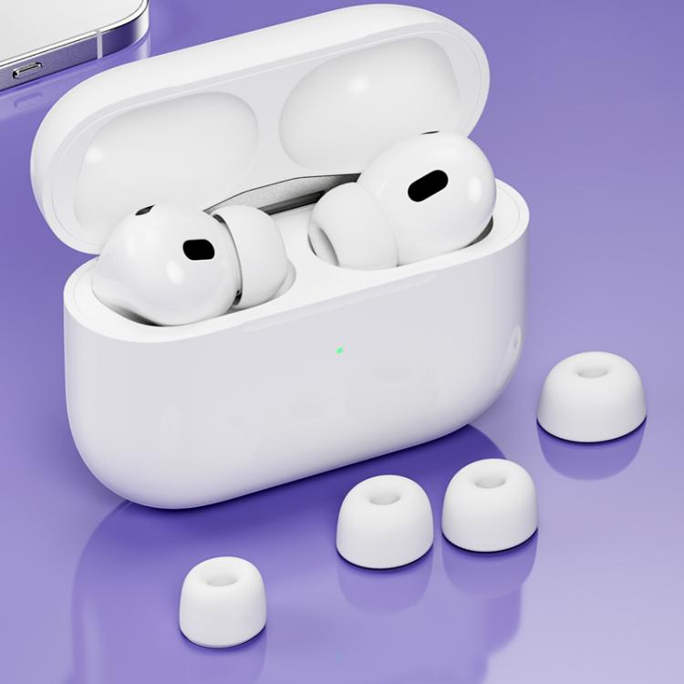 For AirPods Pro 2 / 1 XDCASE 3 Pairs Silicone Earplugs with Pressure Relief Holes L / M / S Size(White) - Anti-dust & Ear Caps by XDCASE | Online Shopping UK | buy2fix