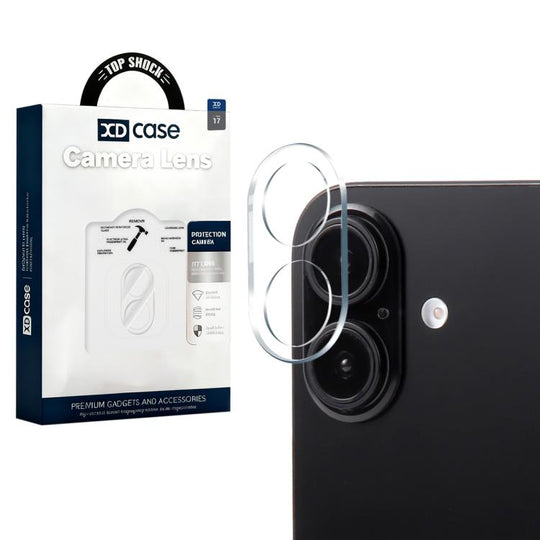 For iPhone 17 XDcase Transparent Integrated Tempered Glass Camera Film