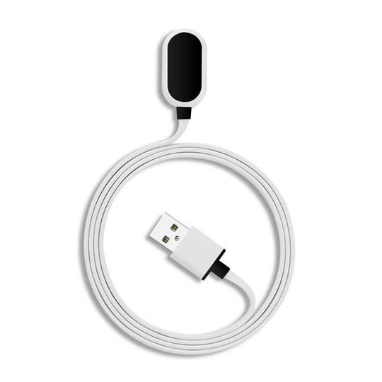 For Imoo Watch Phone Z6 / Z5Q Integrated USB Port 2 Pin Magnetic Data Charging Cable, Length: 1m(White)