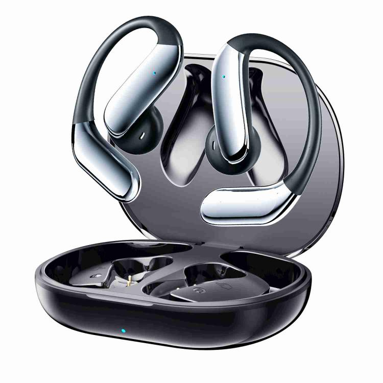 Q102 ENC Noise Reduction Ear-hook Bluetooth 5.4 Wireless Earphones(Black) - Bluetooth Earphone by buy2fix | Online Shopping UK | buy2fix