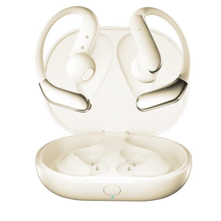 Q102 ENC Noise Reduction Ear-hook Bluetooth 5.4 Wireless Earphones(Khaki) - Bluetooth Earphone by buy2fix | Online Shopping UK | buy2fix