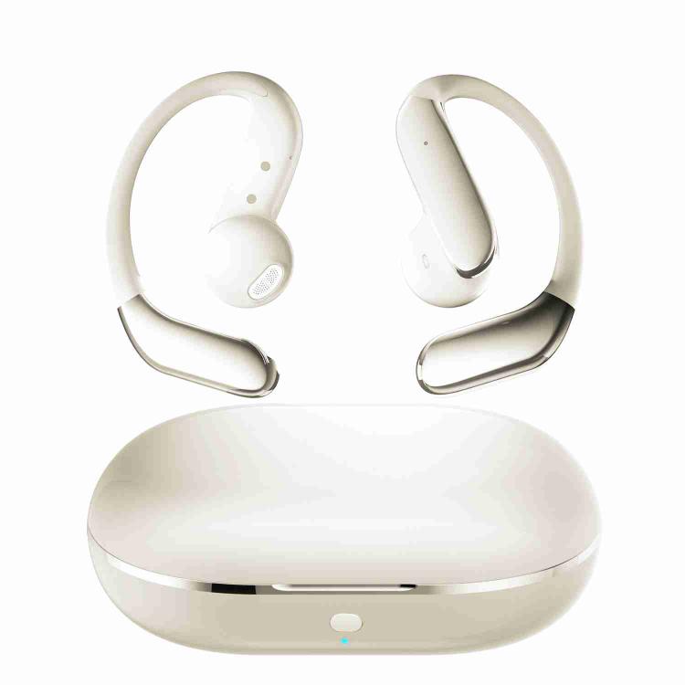 Q102 ENC Noise Reduction Ear-hook Bluetooth 5.4 Wireless Earphones(Khaki) - Bluetooth Earphone by buy2fix | Online Shopping UK | buy2fix