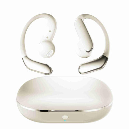 Q102 ENC Noise Reduction Ear-hook Bluetooth 5.4 Wireless Earphones(Khaki) - Bluetooth Earphone by buy2fix | Online Shopping UK | buy2fix