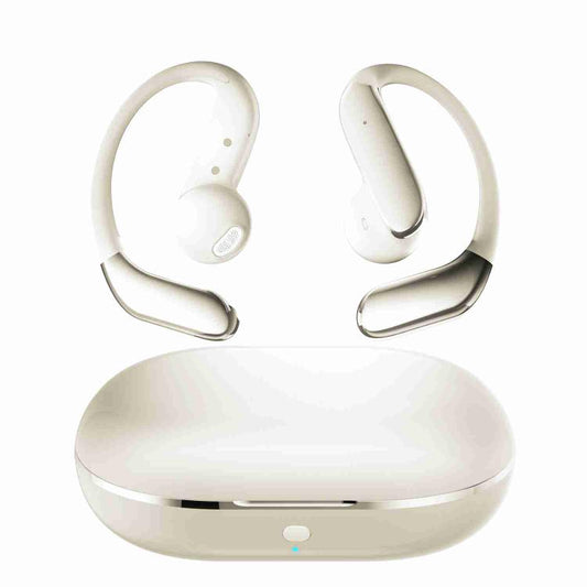 Q102 ENC Noise Reduction Ear-hook Bluetooth 5.4 Wireless Earphones(Khaki) - Bluetooth Earphone by buy2fix | Online Shopping UK | buy2fix