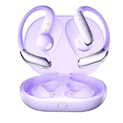 Q102 ENC Noise Reduction Ear-hook Bluetooth 5.4 Wireless Earphones(Purple) - Bluetooth Earphone by buy2fix | Online Shopping UK | buy2fix
