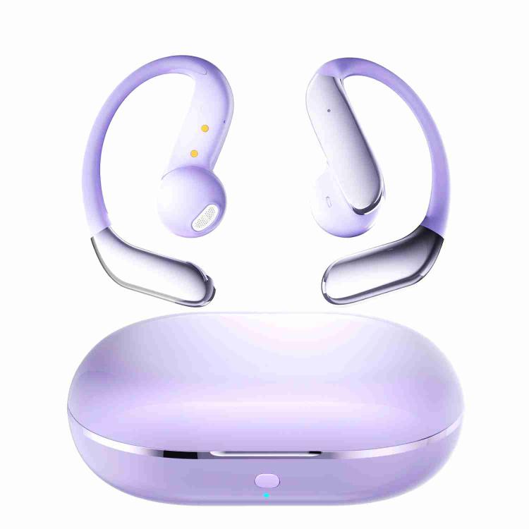 Q102 ENC Noise Reduction Ear-hook Bluetooth 5.4 Wireless Earphones(Purple) - Bluetooth Earphone by buy2fix | Online Shopping UK | buy2fix