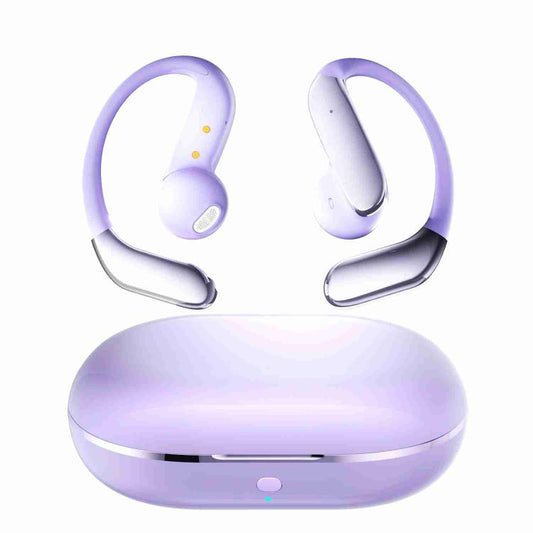 Q102 ENC Noise Reduction Ear-hook Bluetooth 5.4 Wireless Earphones(Purple) - Bluetooth Earphone by buy2fix | Online Shopping UK | buy2fix