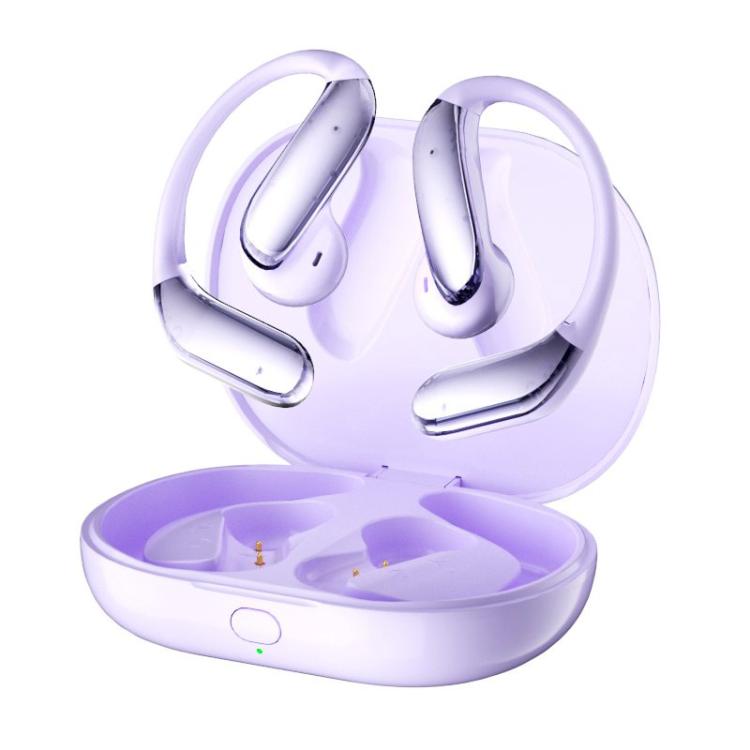 Q102 ENC Noise Reduction Ear-hook Bluetooth 5.4 Wireless Earphones(Purple) - Bluetooth Earphone by buy2fix | Online Shopping UK | buy2fix