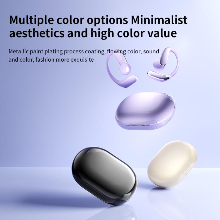 Q102 ENC Noise Reduction Ear-hook Bluetooth 5.4 Wireless Earphones(Khaki) - Bluetooth Earphone by buy2fix | Online Shopping UK | buy2fix