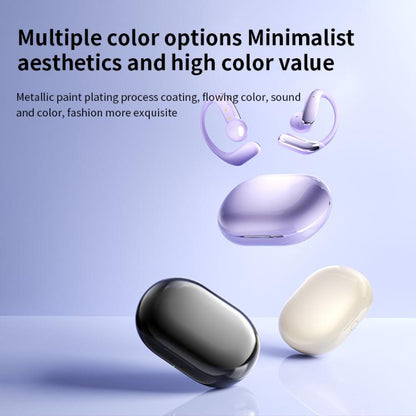Q102 ENC Noise Reduction Ear-hook Bluetooth 5.4 Wireless Earphones(Purple) - Bluetooth Earphone by buy2fix | Online Shopping UK | buy2fix