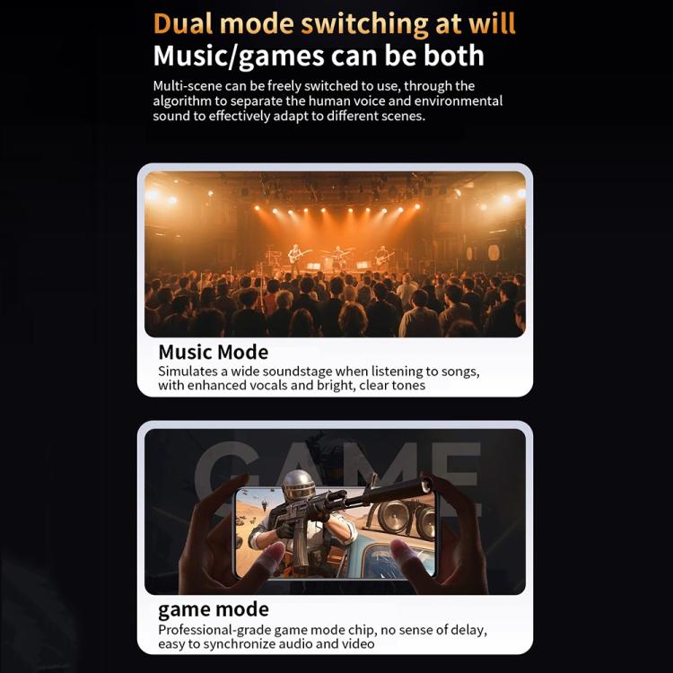 Q102 ENC Noise Reduction Ear-hook Bluetooth 5.4 Wireless Earphones(Purple) - Bluetooth Earphone by buy2fix | Online Shopping UK | buy2fix