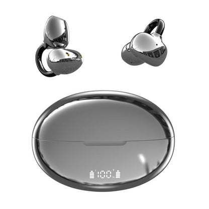 Q108 Digital Display Open Ear Clip Bluetooth 6.1 Wireless Earphones(Black) - Bluetooth Earphone by buy2fix | Online Shopping UK | buy2fix