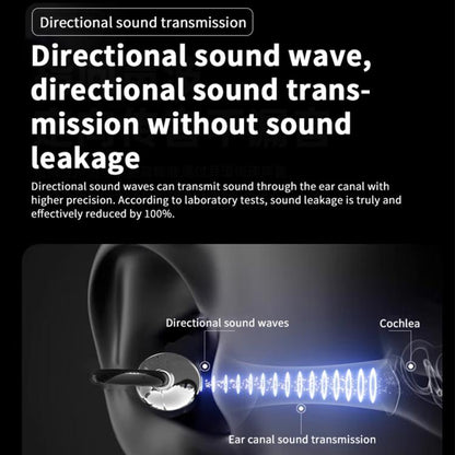 Q108 Digital Display Open Ear Clip Bluetooth 6.1 Wireless Earphones(Purple) - Bluetooth Earphone by buy2fix | Online Shopping UK | buy2fix