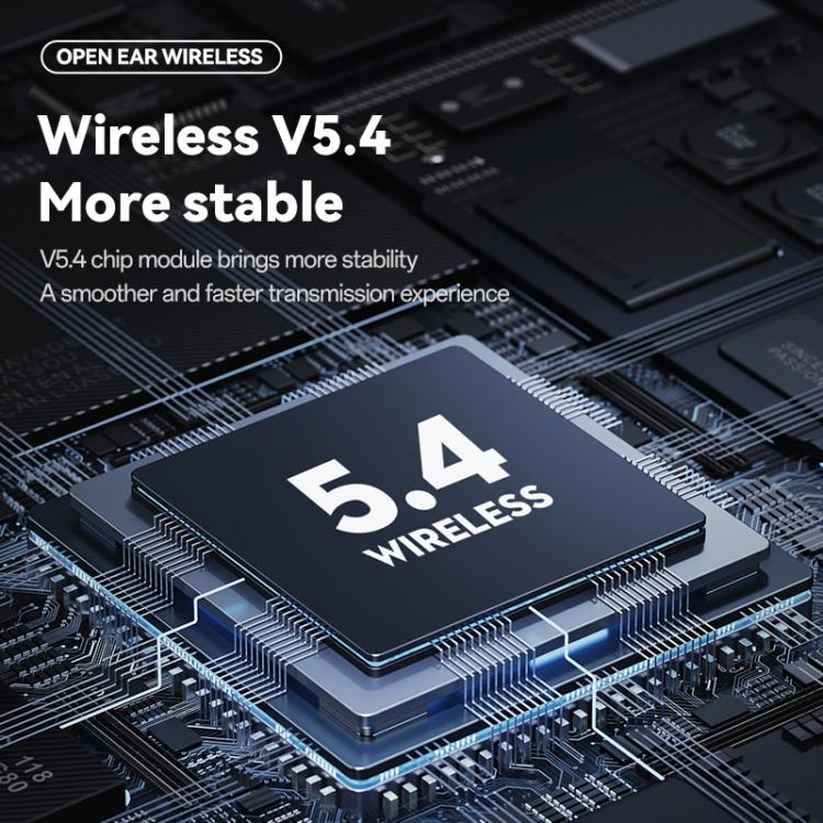 M114 Open Noise Reduction Ear-hook Bluetooth 5.4 Wireless Earphones(Black) - Bluetooth Earphone by buy2fix | Online Shopping UK | buy2fix