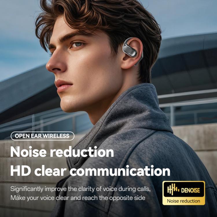 M114 Open Noise Reduction Ear-hook Bluetooth 5.4 Wireless Earphones(Black) - Bluetooth Earphone by buy2fix | Online Shopping UK | buy2fix