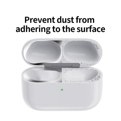 For Apple AirPods Pro 3 Wireless Earphone Protective Case Metal Sticker(Gold) - Protective Sticker by buy2fix | Online Shopping UK | buy2fix