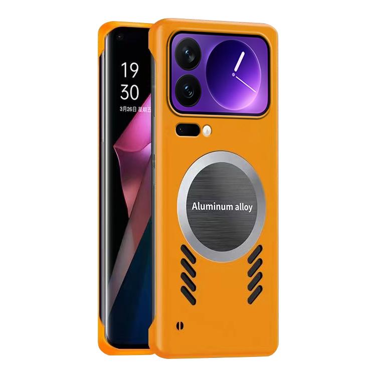 For Xiaomi 17 Pro All-inclusive Lens Frameless Graphene Cooling Phone Case(Orange) - 17 Pro Cases by buy2fix | Online Shopping UK | buy2fix