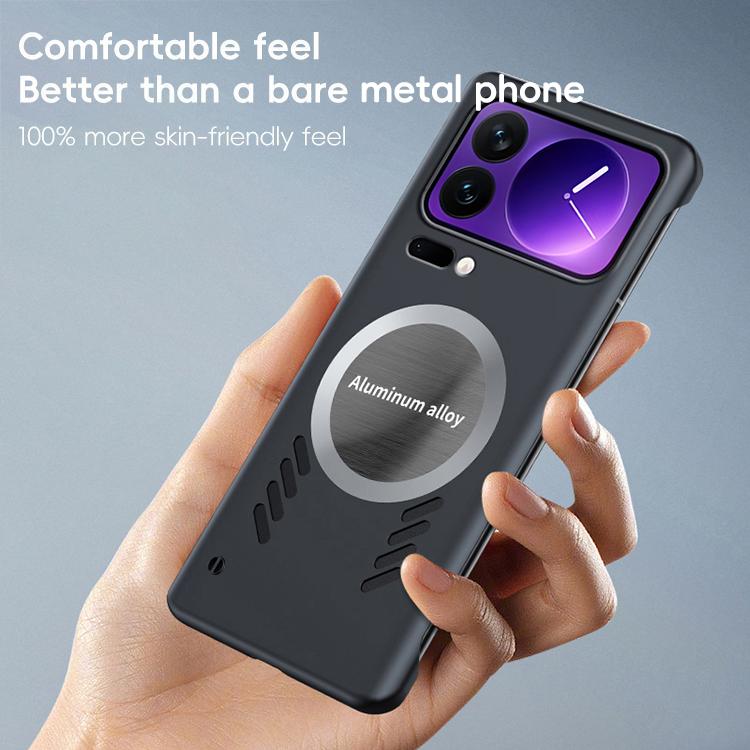 For Xiaomi 17 Pro All-inclusive Lens Frameless Graphene Cooling Phone Case(Orange) - 17 Pro Cases by buy2fix | Online Shopping UK | buy2fix