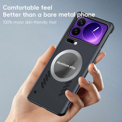 For Xiaomi 17 Pro All-inclusive Lens Frameless Graphene Cooling Phone Case(Black) - 17 Pro Cases by buy2fix | Online Shopping UK | buy2fix