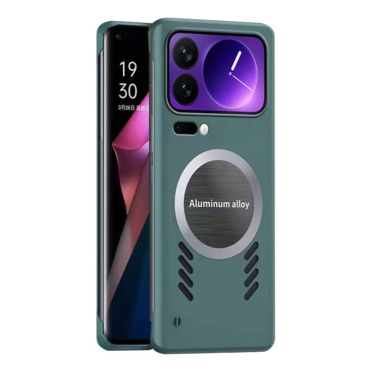 For Xiaomi 17 Pro Max All-inclusive Lens Frameless Graphene Cooling Phone Case(Navy Blue) - 17 Pro Max Cases by buy2fix | Online Shopping UK | buy2fix