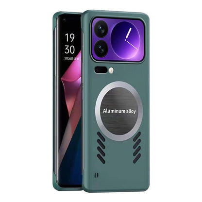 For Xiaomi 17 Pro Max All-inclusive Lens Frameless Graphene Cooling Phone Case(Navy Blue) - 17 Pro Max Cases by buy2fix | Online Shopping UK | buy2fix