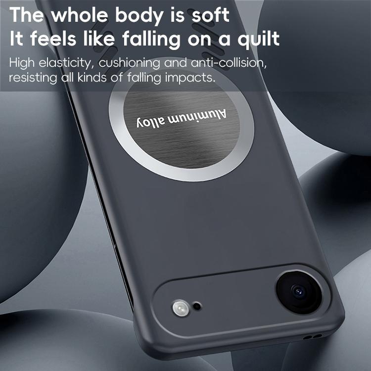 For iPhone Air All-inclusive Lens Frameless Graphene Cooling Phone Case(Orange) - iPhone Air Cases by buy2fix | Online Shopping UK | buy2fix