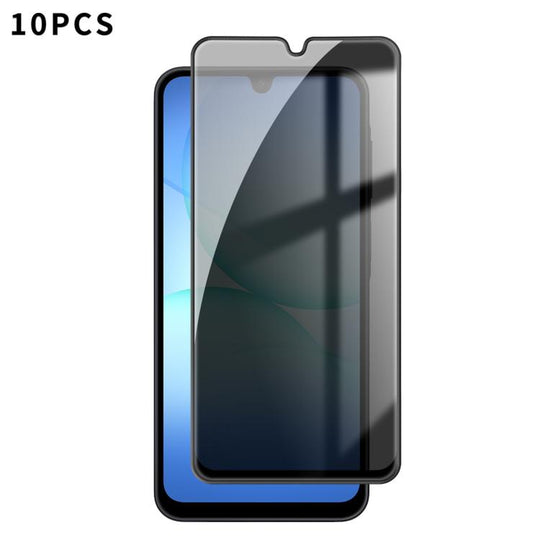 For Galaxy A17 5G 10pcs Kalebol High-Aluminum Screen-Printed Full-Coverage Black-Border Privacy Tempered Glass Film