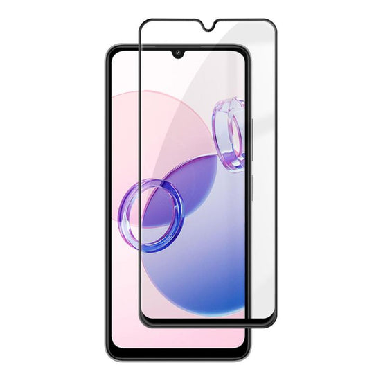 For Redmi 13C 5G Kalebol High-Aluminum Screen-Printed Full-Coverage Anti-Fingerprint Black-Bordered HD Tempered Glass Film