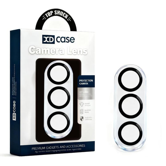For Samsung Galaxy S25 5G XDcase Silkscreen Integrated Tempered Glass Back Camera Film