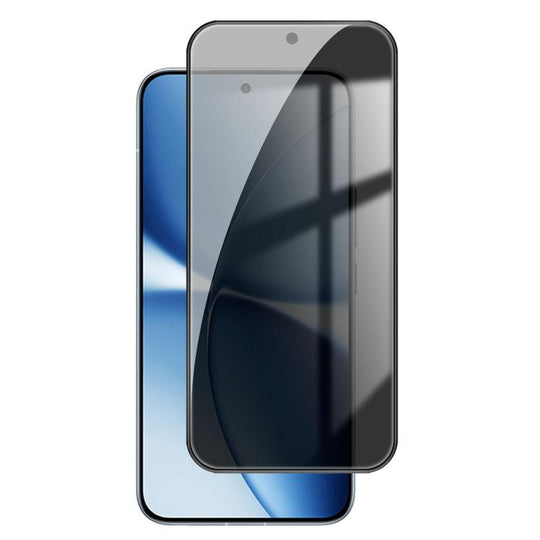 For Redmi Turbo 5 Pro Max / Poco X8 Pro Max Kalebol High-Aluminum Screen-Printed Full-Coverage Black-Border Privacy Tempered Glass Film