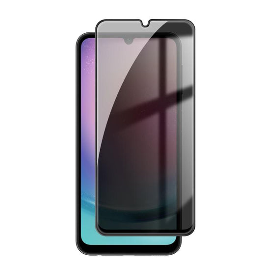 For Galaxy A24 5G Kalebol High-Aluminum Screen-Printed Full-Coverage Black-Border Privacy Tempered Glass Film