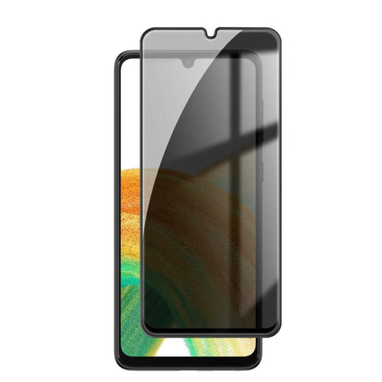 For Galaxy A33 5G Kalebol High-Aluminum Screen-Printed Full-Coverage Black-Border Privacy Tempered Glass Film