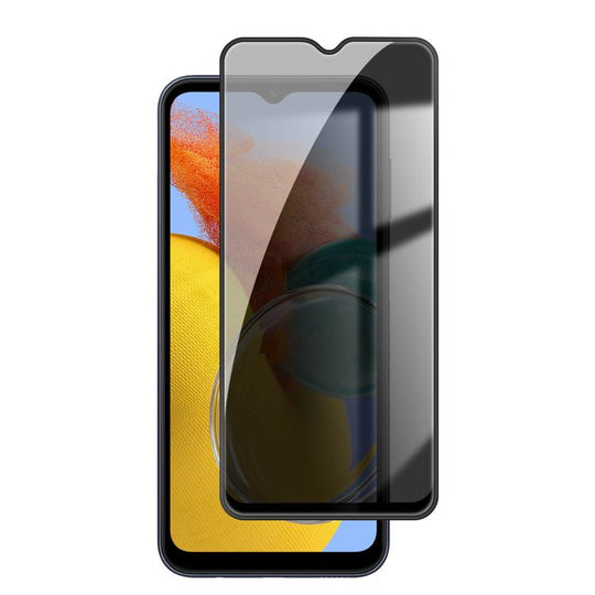 For Galaxy M14 5G Kalebol High-Aluminum Screen-Printed Full-Coverage Black-Border Privacy Tempered Glass Film