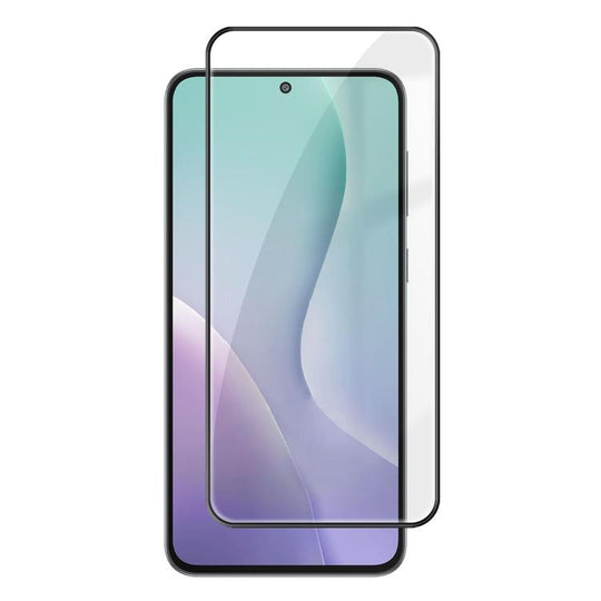 For Galaxy M56 5G Kalebol High-Aluminum Screen-Printed Full-Coverage Anti-Fingerprint Black-Bordered HD Tempered Glass Film