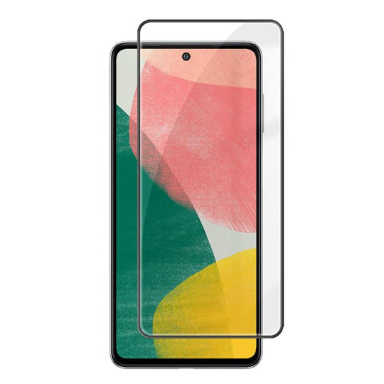 For Samsung Galaxy F54 5G Kalebol High-Aluminum Screen-Printed Full-Coverage Anti-Fingerprint Black-Bordered HD Tempered Glass Film