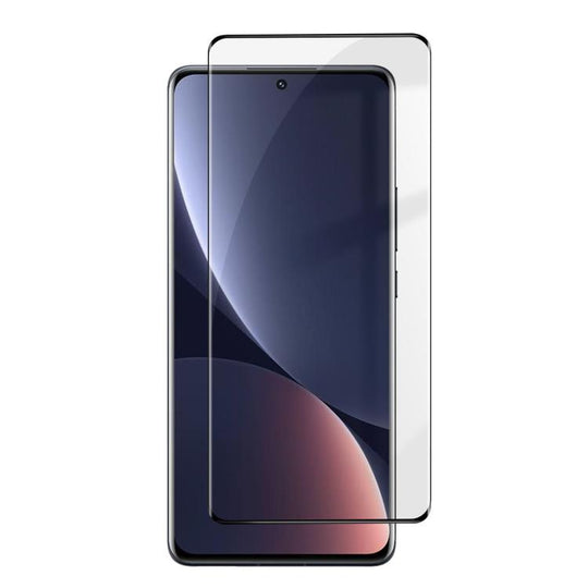 For Xiaomi 12 Kalebol Curved High-Aluminum Screen-Printed Full-Coverage Anti-Fingerprint Black-Bordered HD Tempered Glass Film