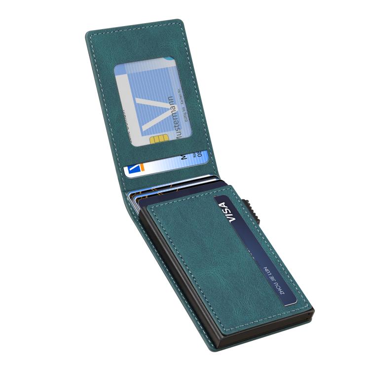 Denior V20 Skin Elastic MagSafe Card Box(Blue) - Adhesive Card Holders by Denior | Online Shopping UK | buy2fix