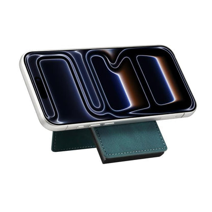 Denior V20 Skin Elastic MagSafe Card Box(Blue) - Adhesive Card Holders by Denior | Online Shopping UK | buy2fix