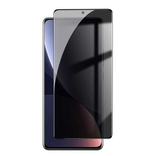 For Xiaomi 12 Kalebol Curved High-Aluminum Screen-Printed Full-Coverage Anti-Fingerprint Black-Border Privacy Tempered Glass Film